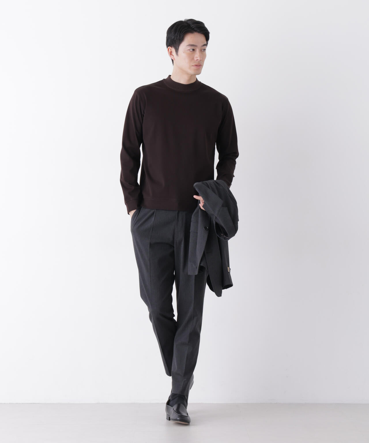 「FORMAL JERSEY」Plus デザインモックネック 6686223217