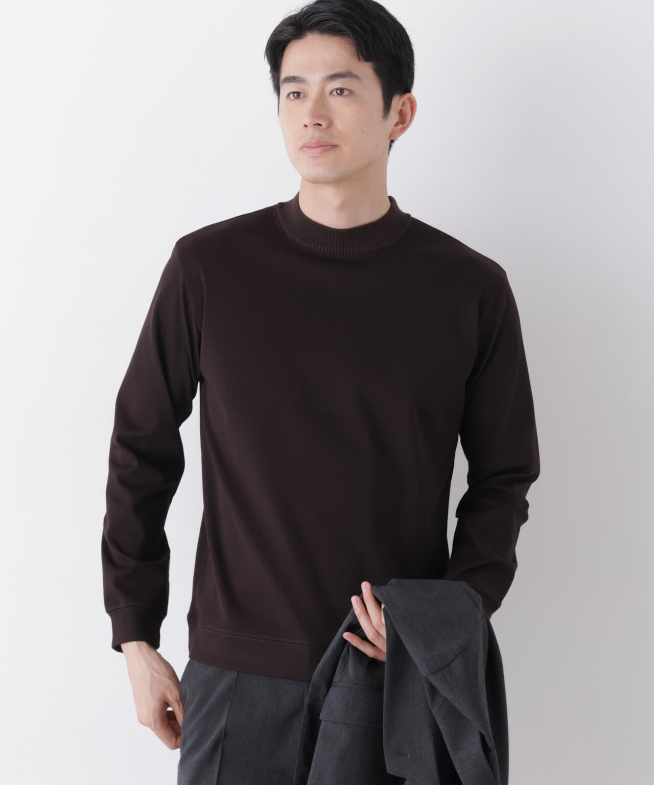 「FORMAL JERSEY」Plus デザインモックネック 6686223217