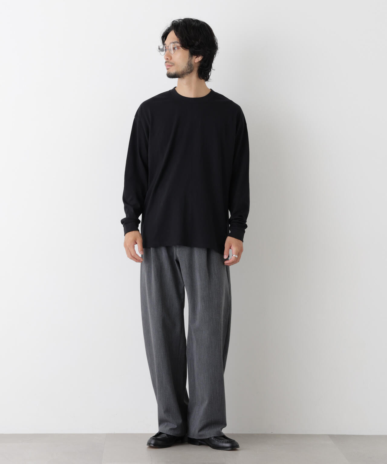 Anti Soaked(R)  汗染み防止 ビッグTシャツ 長袖 6686223222