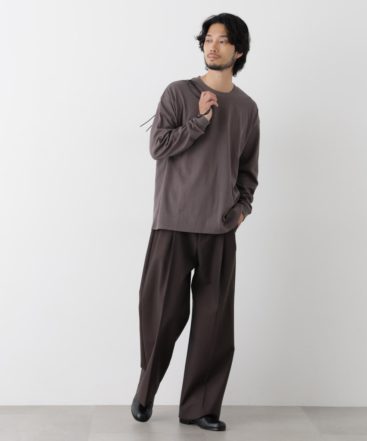 Anti Soaked(R)  汗染み防止 ビッグTシャツ 長袖 6686223222