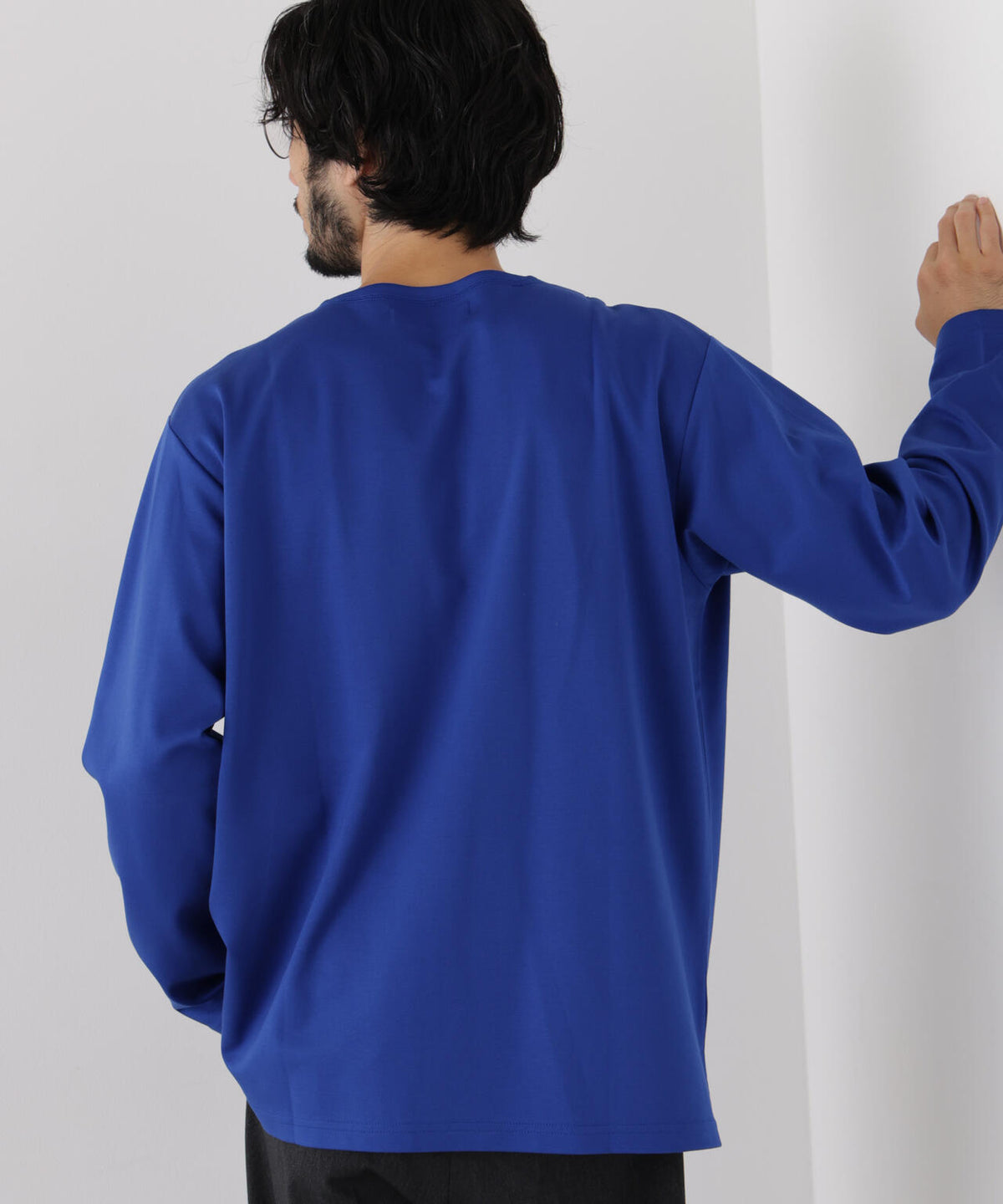 「モダンコンフォートシリーズ」モクロディ ボートネック サイドスリット Tシャツ 6686223230