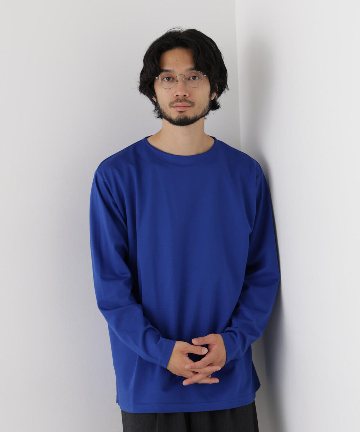 「モダンコンフォートシリーズ」モクロディ ボートネック サイドスリット Tシャツ 6686223230