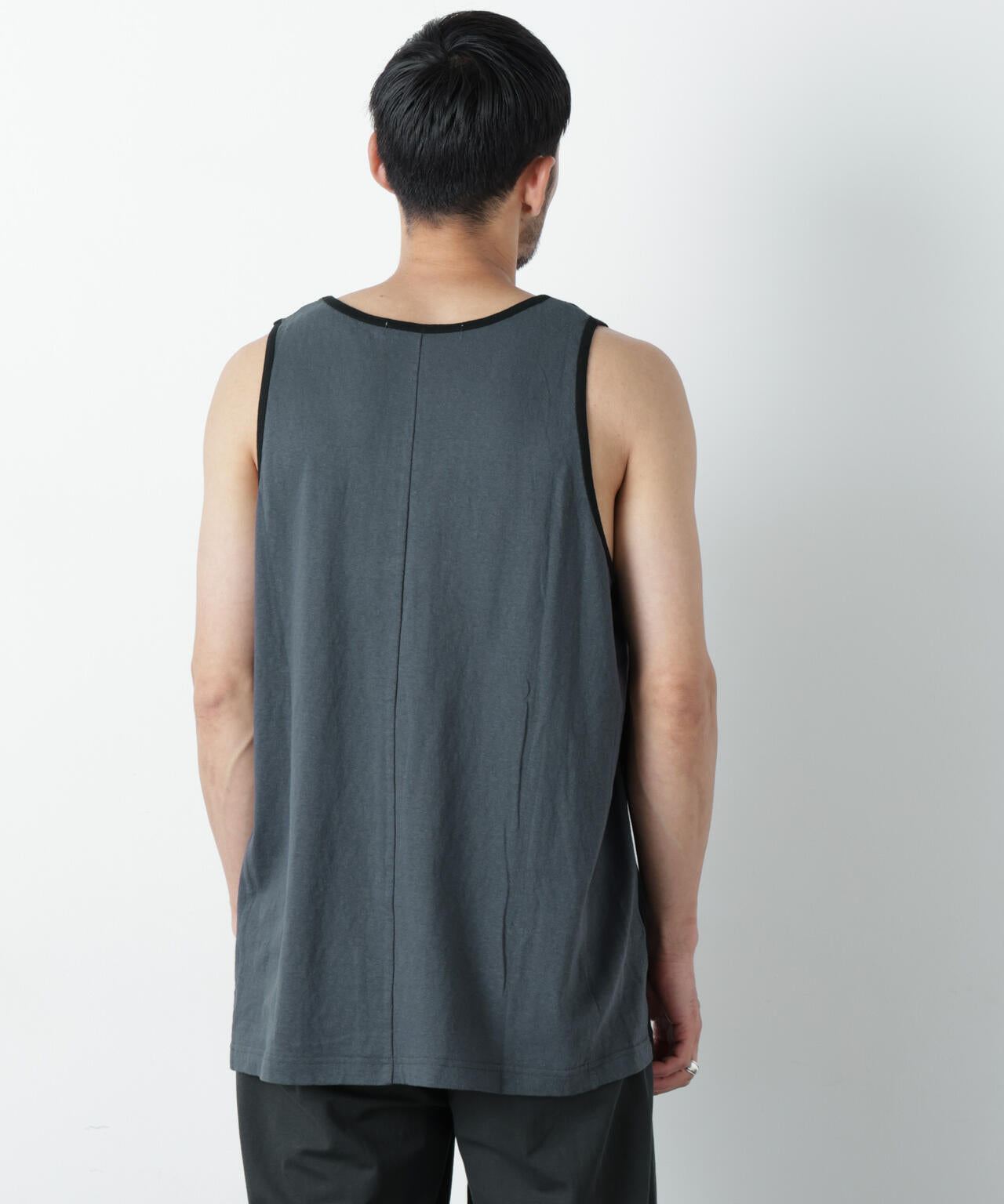 Raffy Cotton Jersey_切替タンクトップ