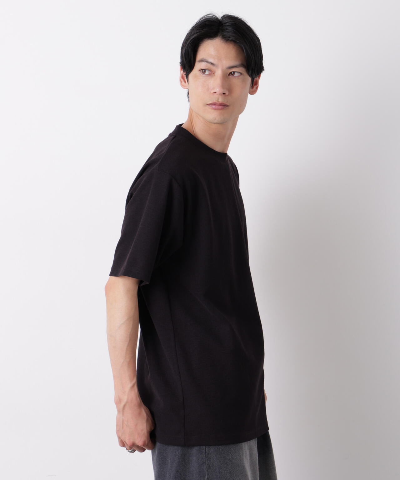 マイクロパイル クルーネックTシャツ 吸水速乾（セットアップ可） 6686224210