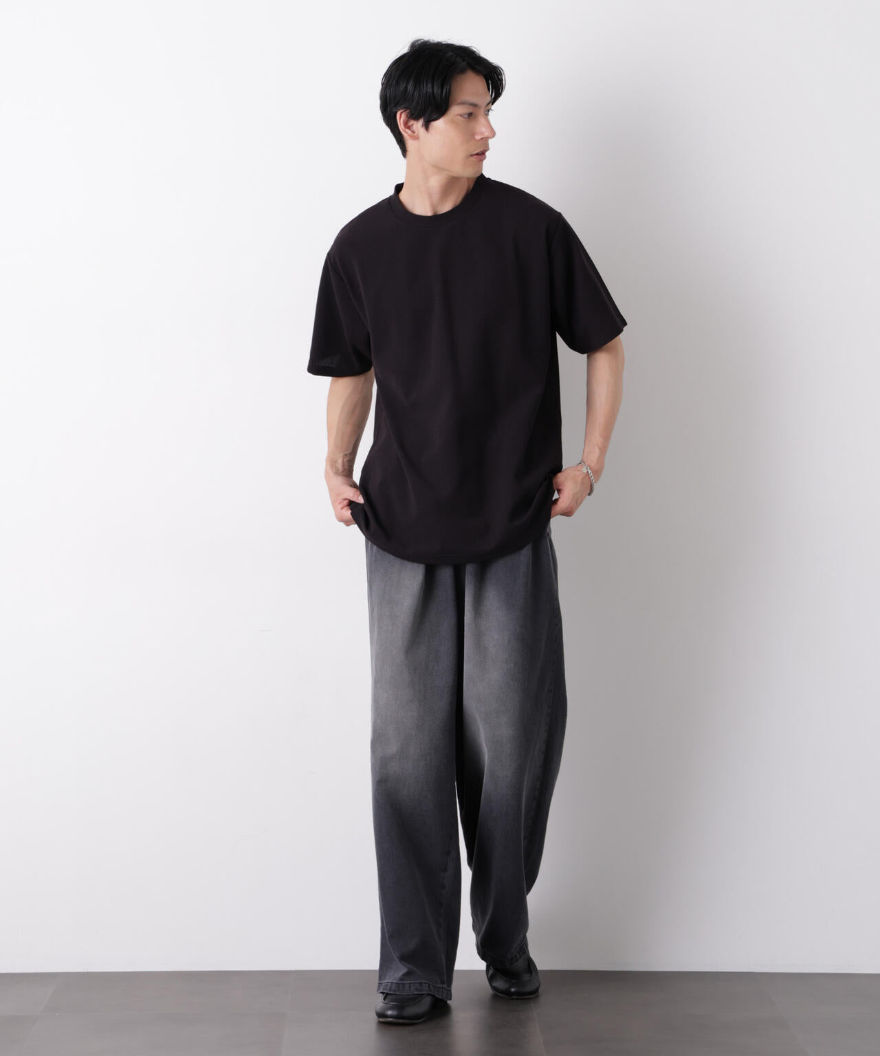 マイクロパイル クルーネックTシャツ 吸水速乾（セットアップ可） 6686224210
