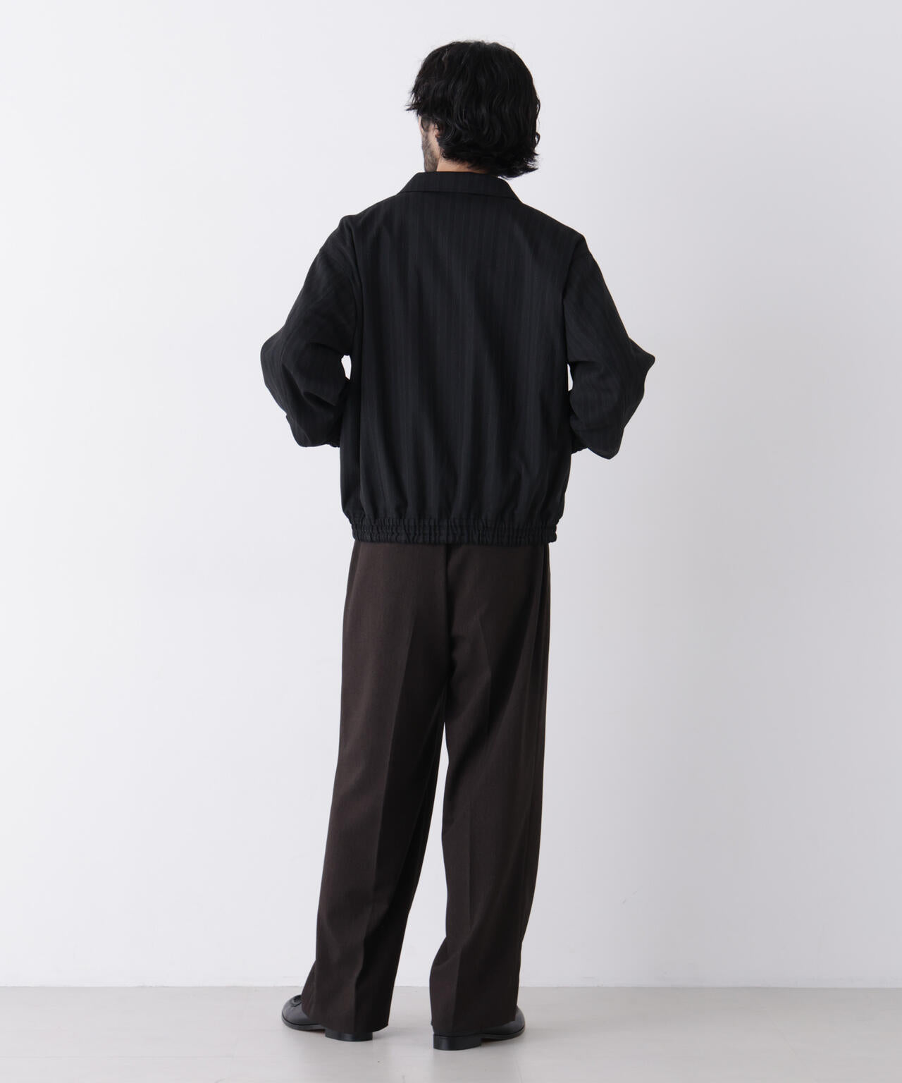 ｢OtoNANO｣ ヘリンボンワイドイージースラックス 6686227204