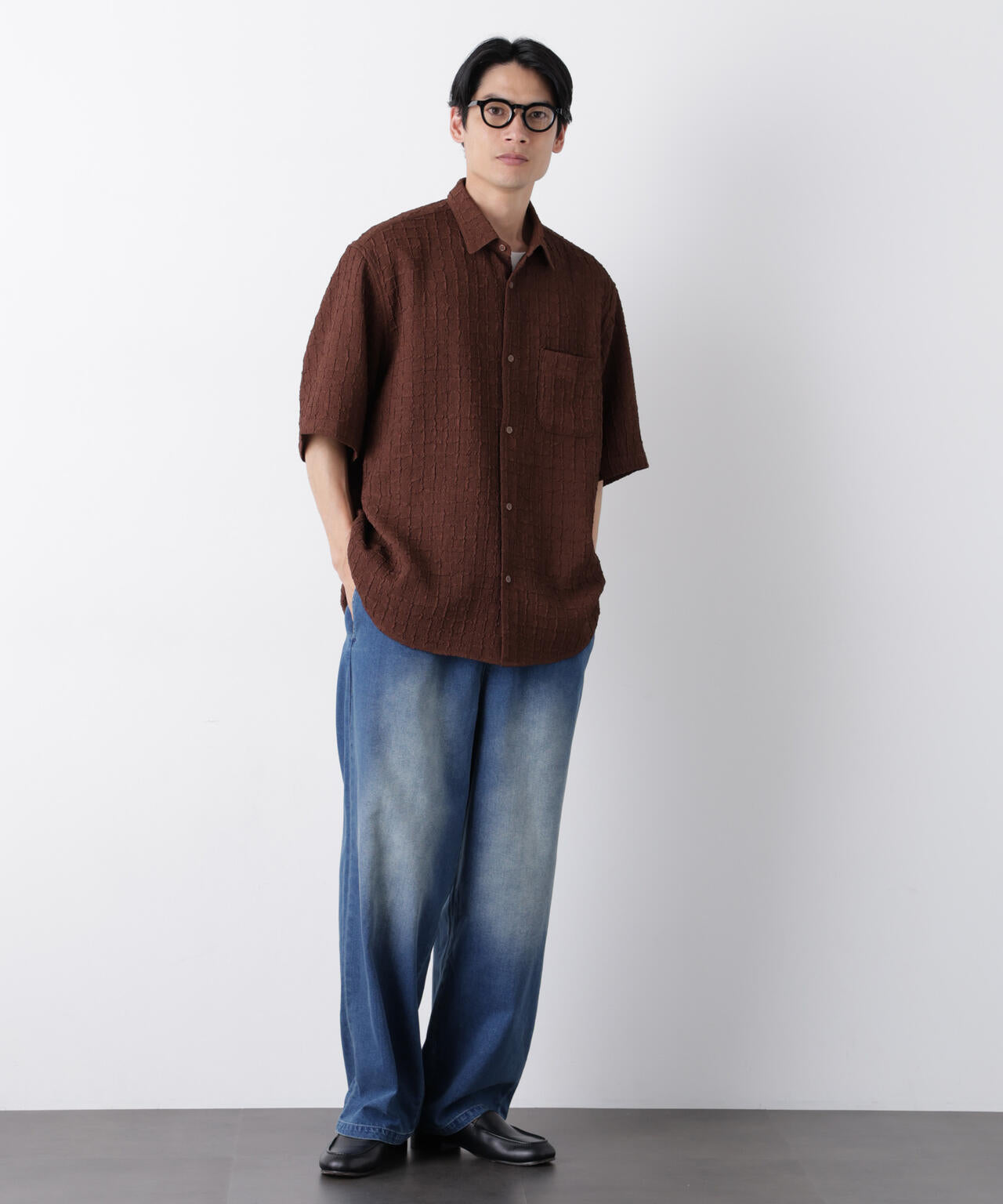 COOLLY DENIM ワイドイージーパンツ（接触冷感） 6686227205