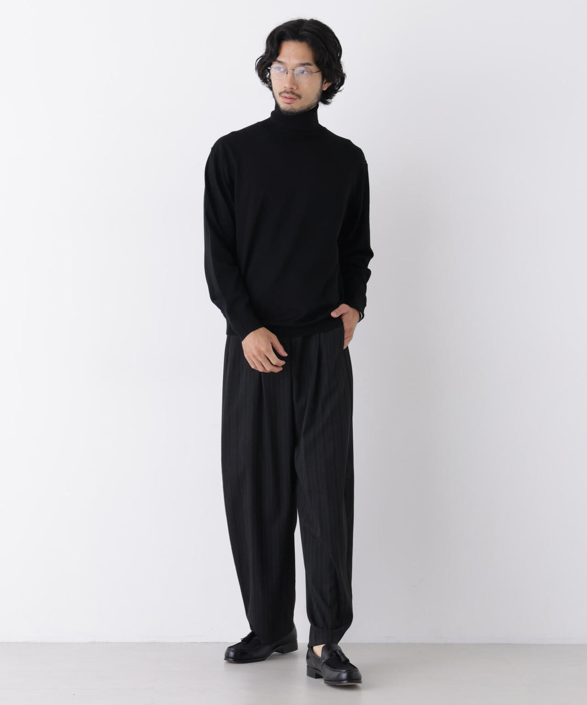 ｢DELEGANT｣ バレルレッグイージーパンツ（セットアップ可） 6686227209