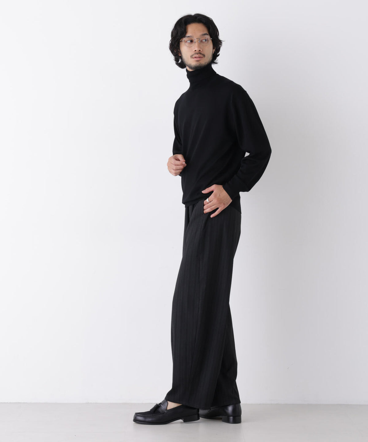 ｢DELEGANT｣ バレルレッグイージーパンツ（セットアップ可） 6686227209