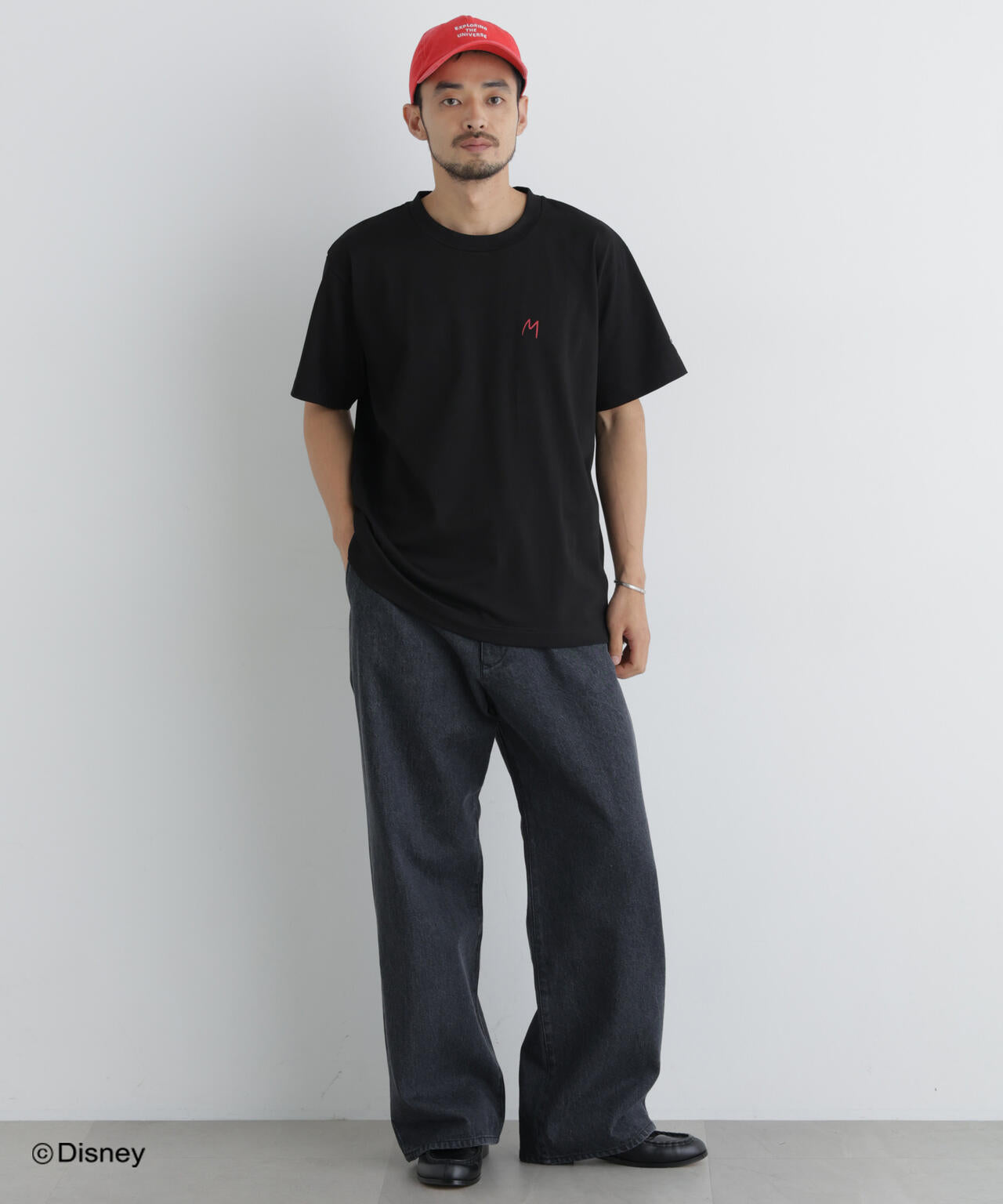 NANO×DISNEY ミッキーマウス ストレートデニム 6686227219