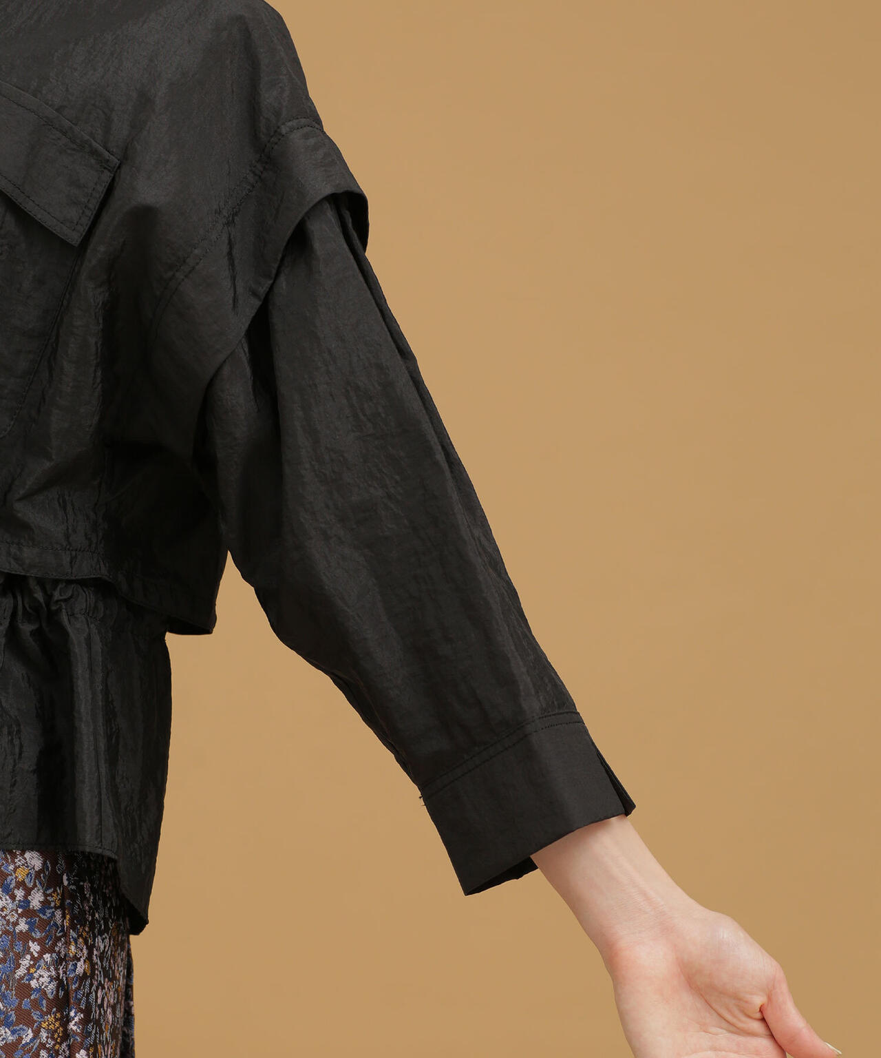 rimir シアーブルゾン black しあがっ