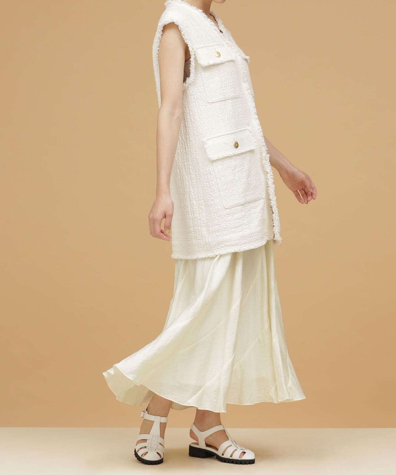 LB.03/エスカルゴ切り替えワッシャースカート 6692230302