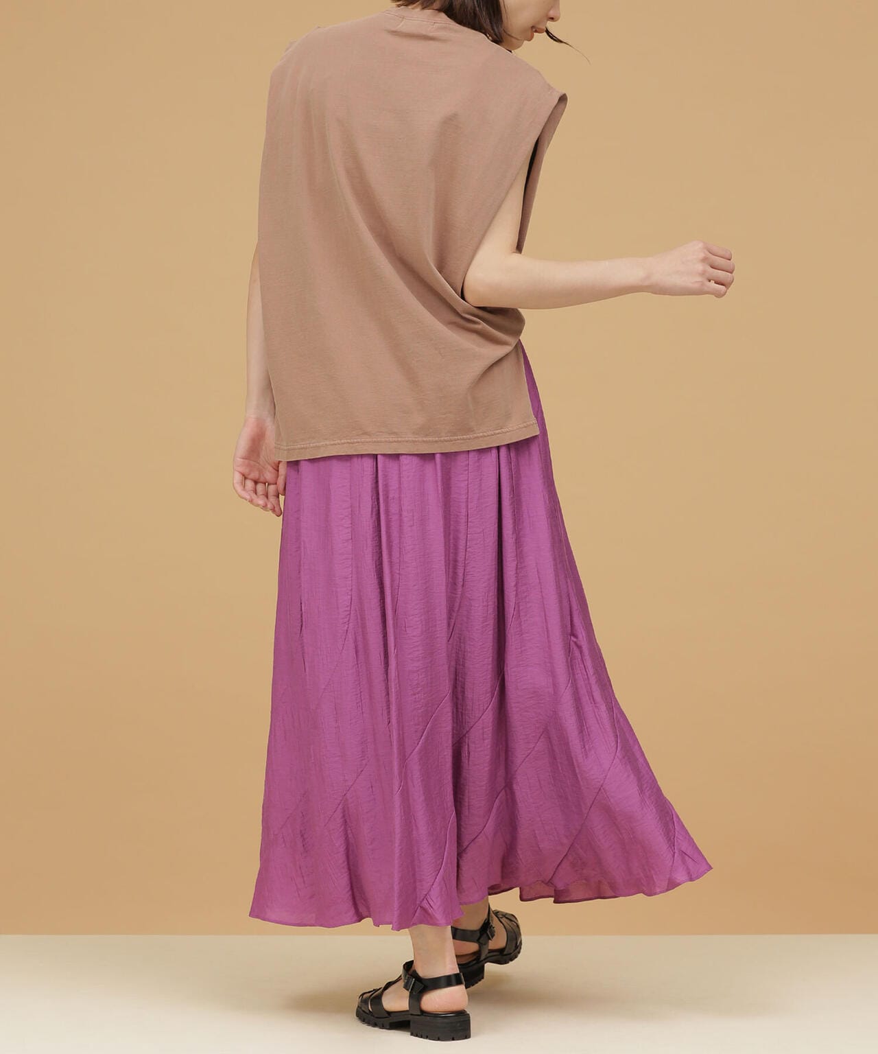 LB.03/エスカルゴ切り替えワッシャースカート 6692230302