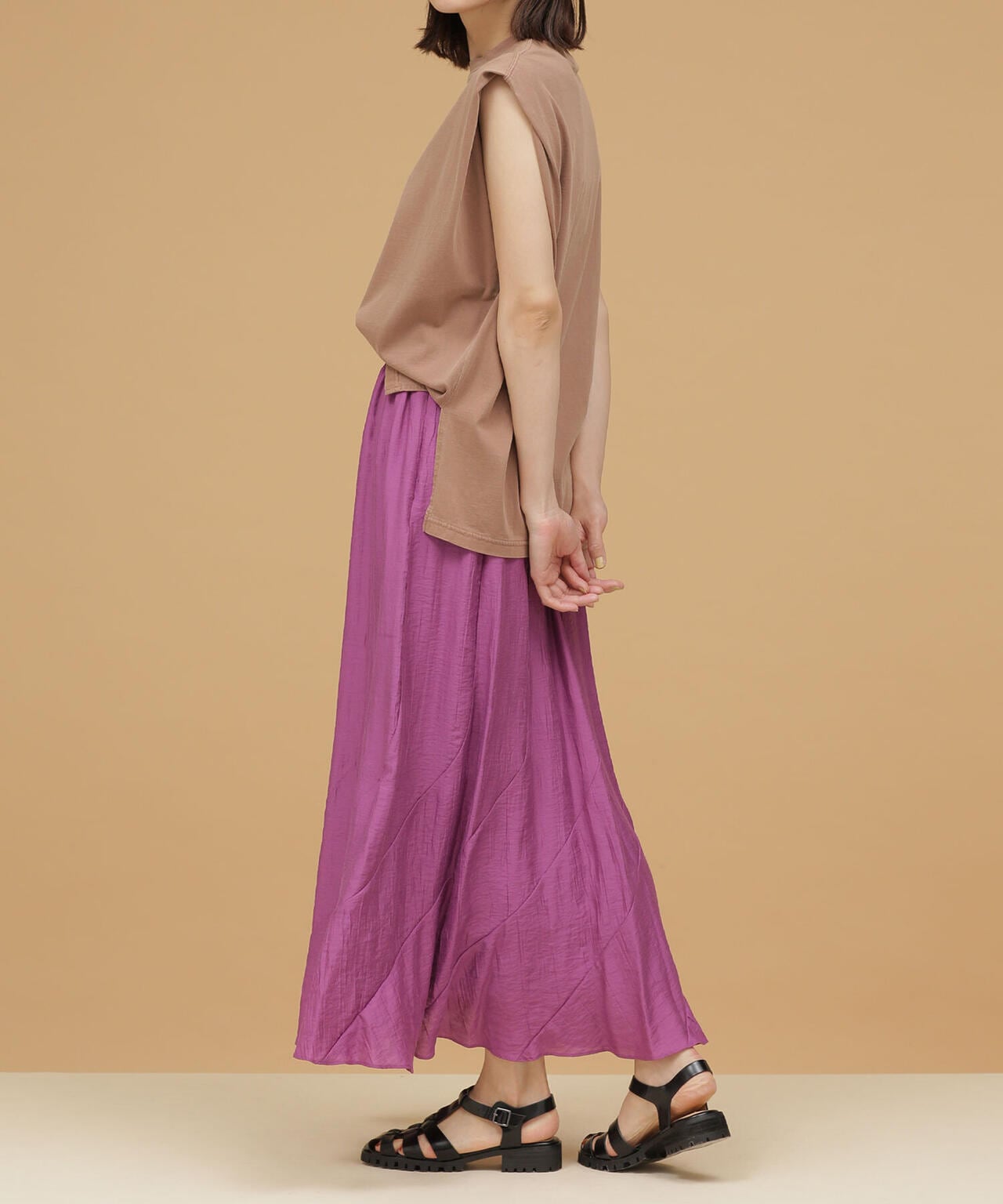 LB.03/エスカルゴ切り替えワッシャースカート 6692230302