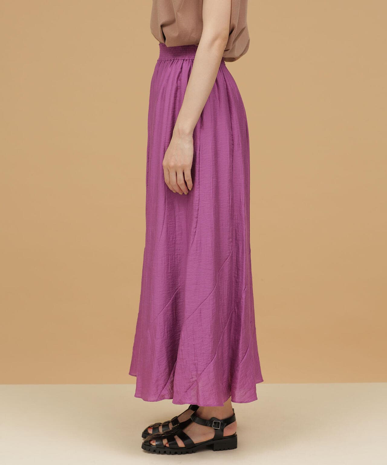 LB.03/エスカルゴ切り替えワッシャースカート 6692230302