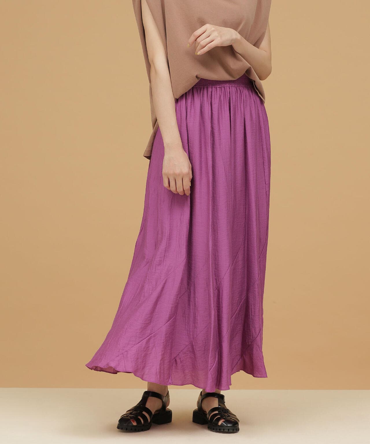 LB.03/エスカルゴ切り替えワッシャースカート 6692230302