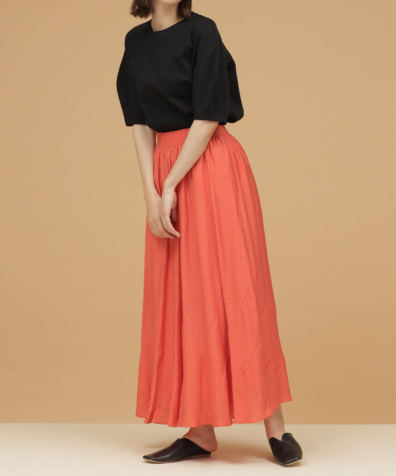 LB.03/エスカルゴ切り替えワッシャースカート 6692230302