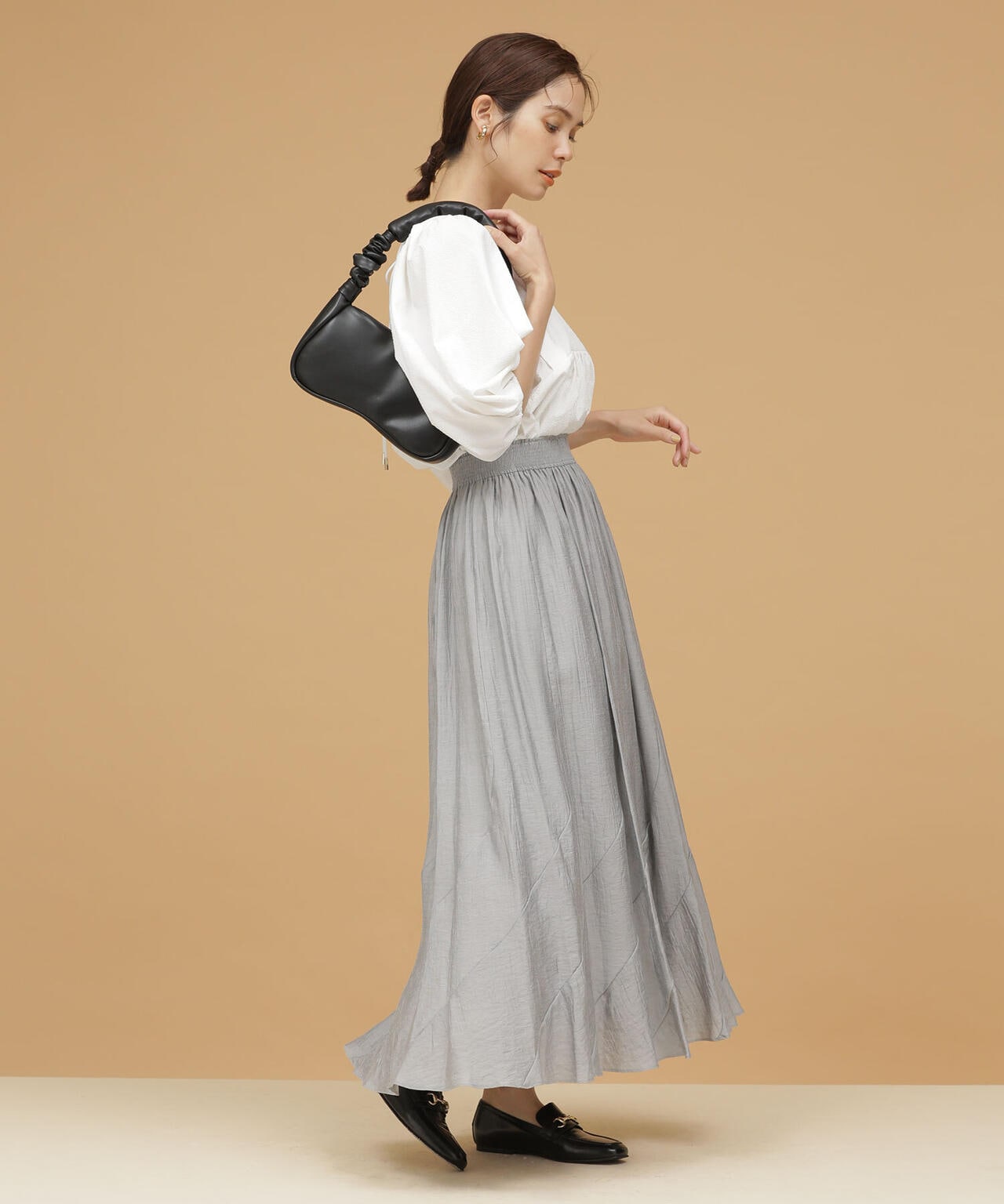 LB.03/エスカルゴ切り替えワッシャースカート 6692230302