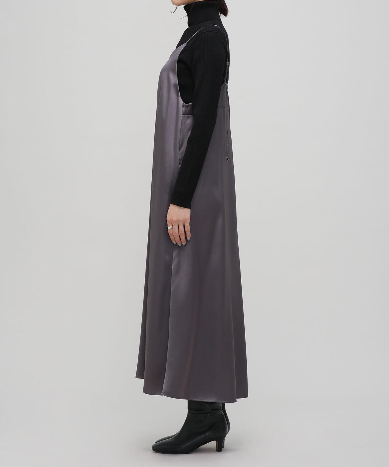 LB.03/サテンフレアキャミワンピース 6693119305