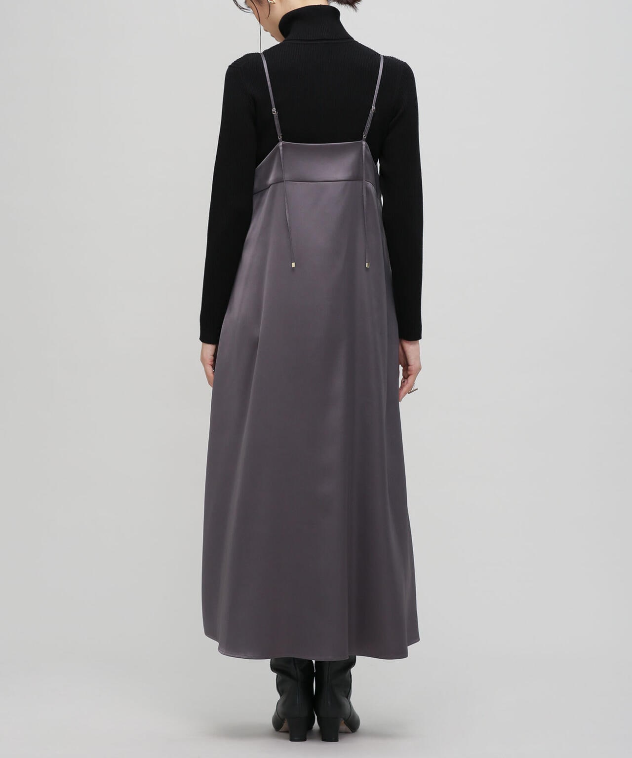 LB.03/サテンフレアキャミワンピース 6693119305