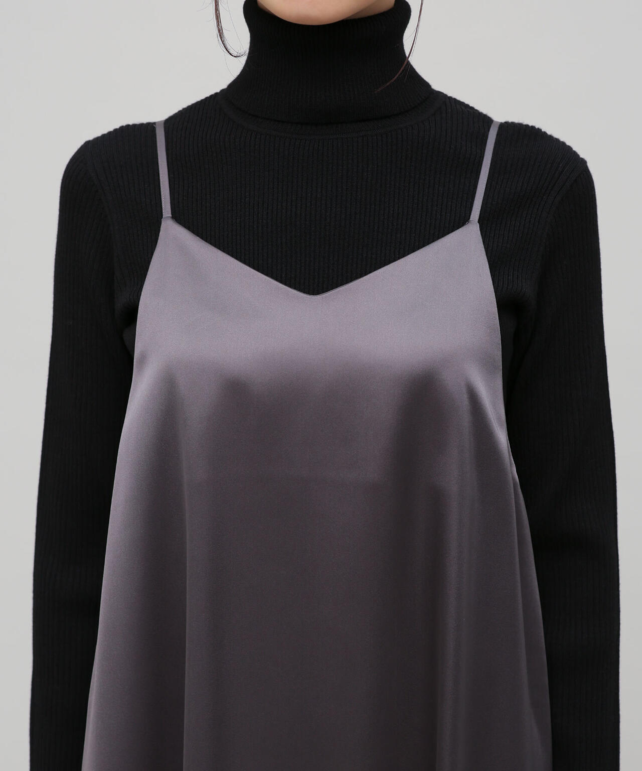 LB.03/サテンフレアキャミワンピース 6693119305