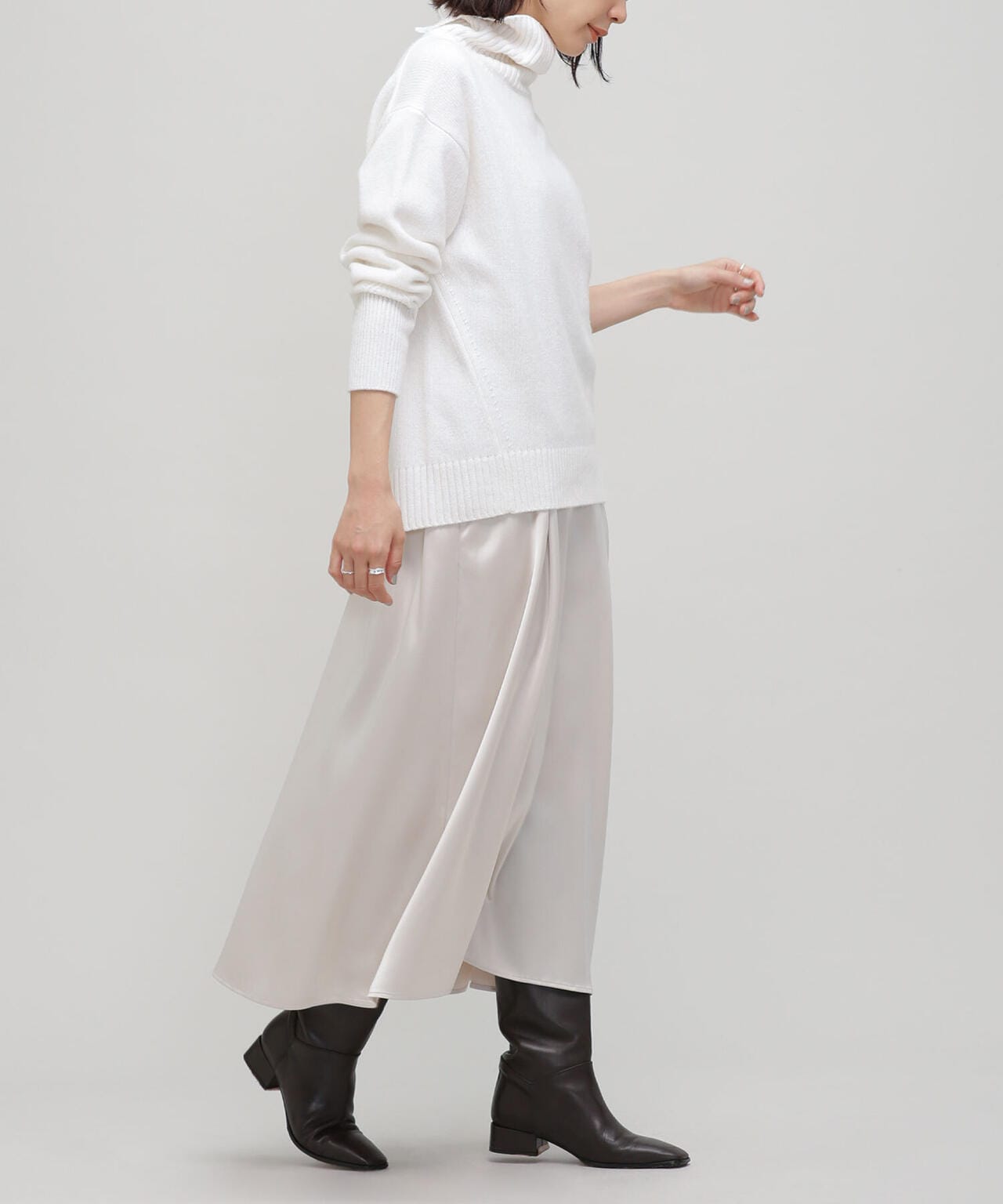 LB.03/サテンフレアキャミワンピース 6693119305