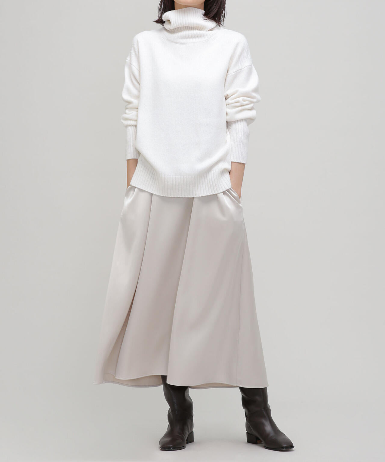 LB.03/サテンフレアキャミワンピース 6693119305