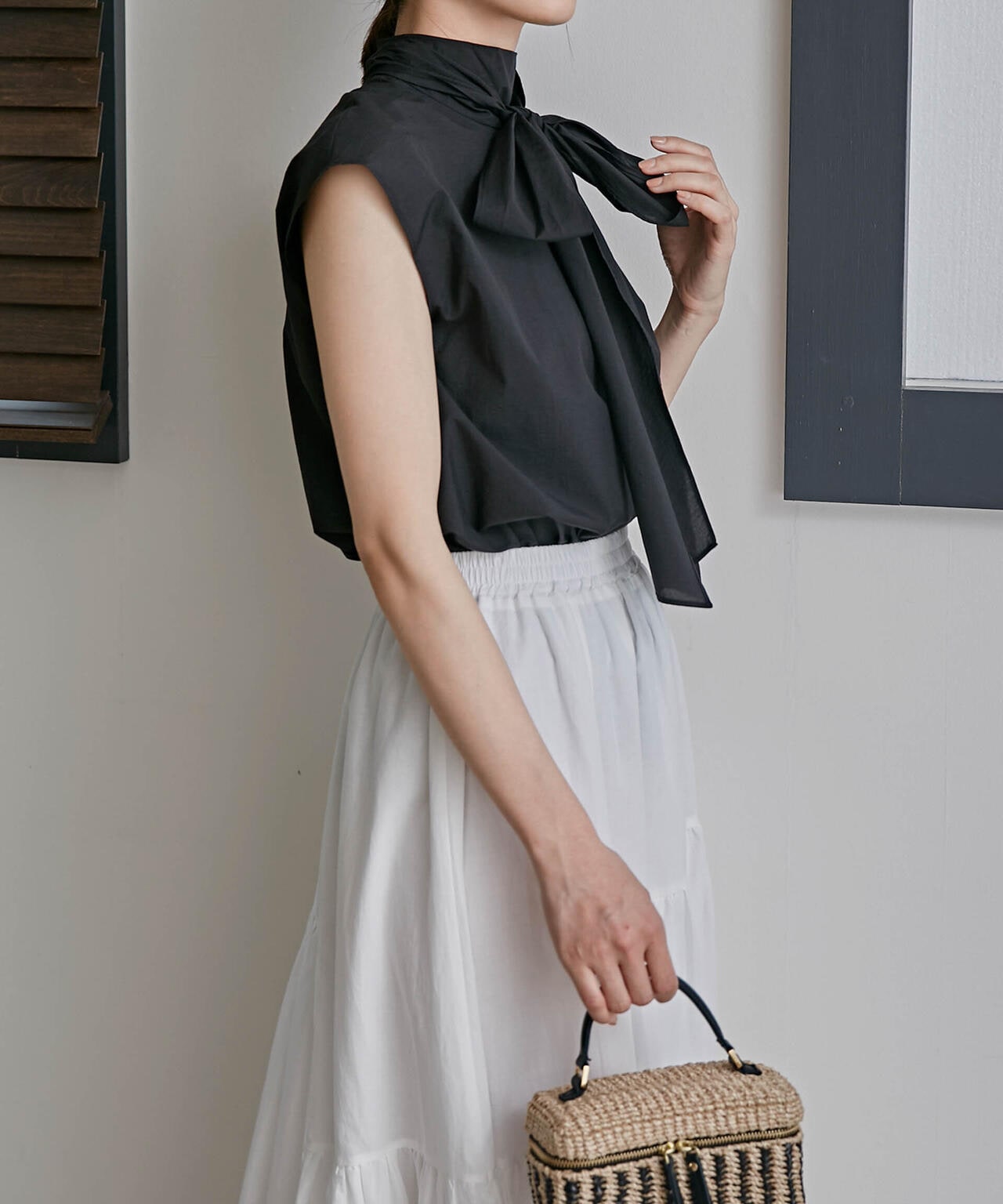 LB.03/2WAYシアーボウタイブラウス 6693121313