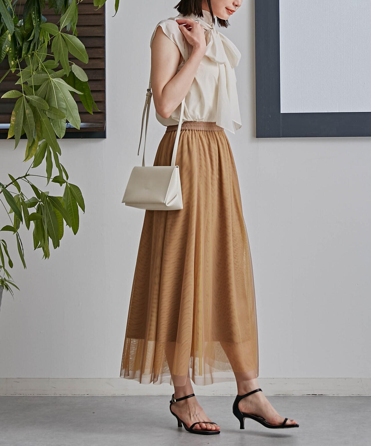 LB.03/2WAYシアーボウタイブラウス 6693121313