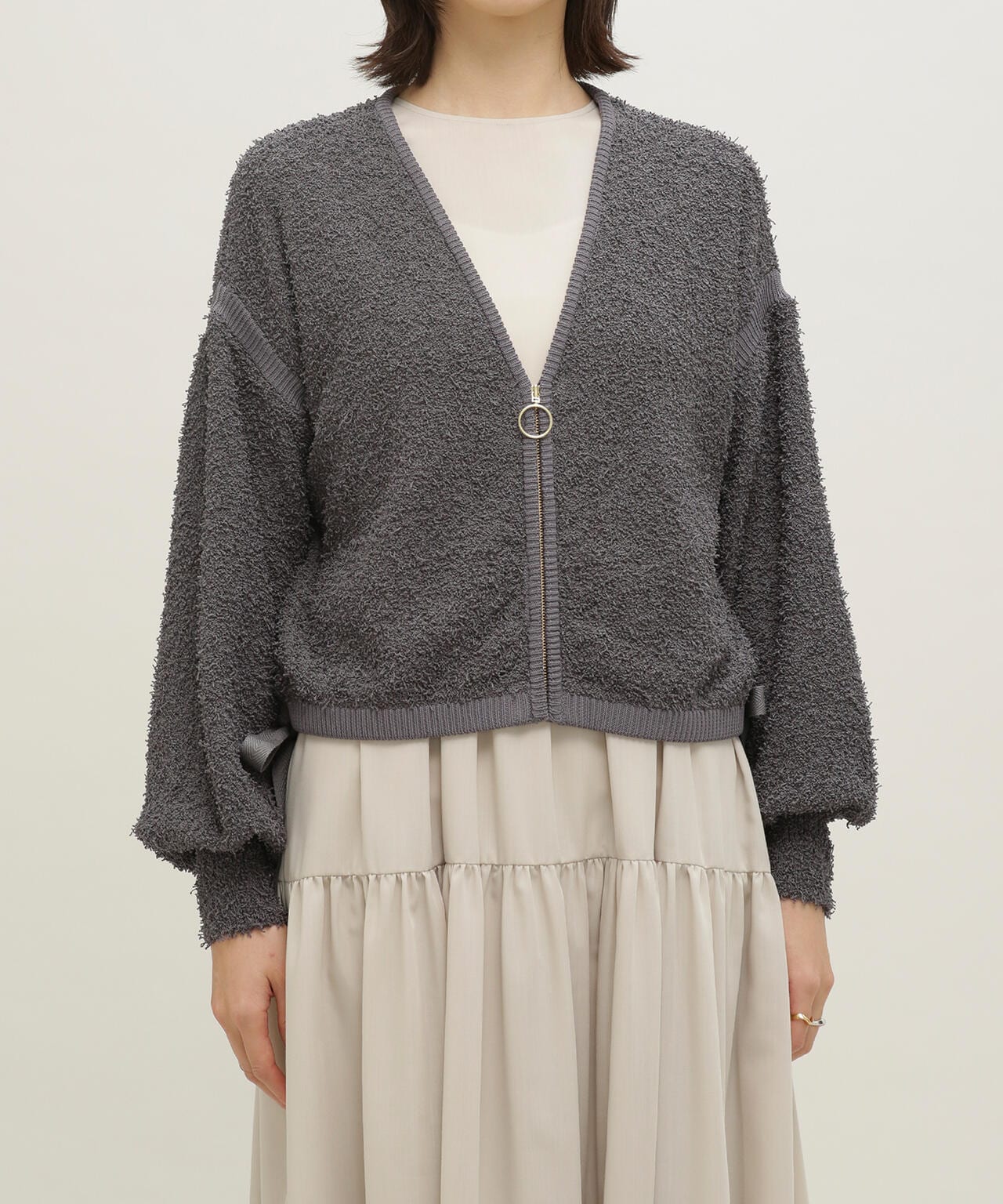 LB.03/前後2WAYジップアップニットトップス 6693122311