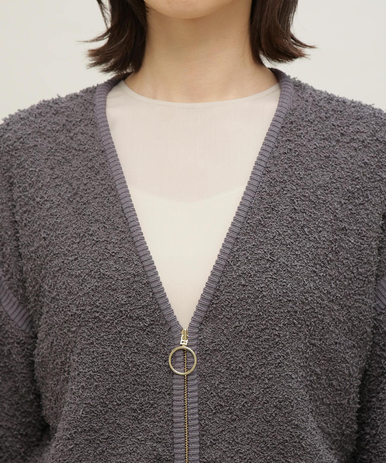 LB.03/前後2WAYジップアップニットトップス 6693122311