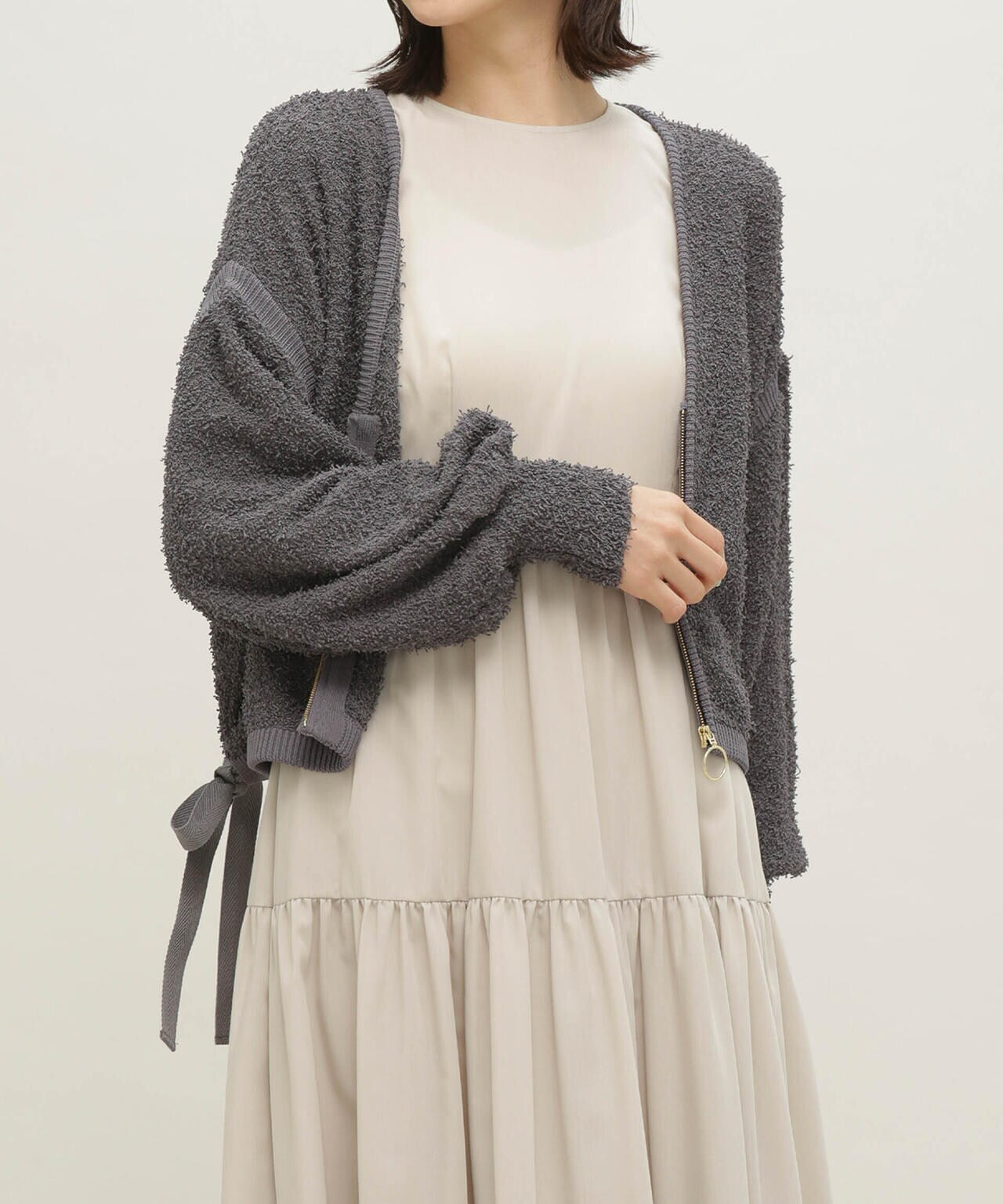 LB.03/前後2WAYジップアップニットトップス 6693122311