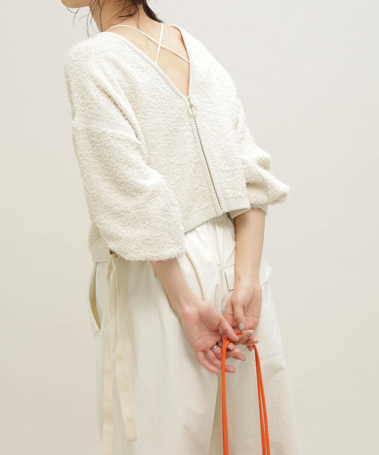 LB.03/前後2WAYジップアップニットトップス 6693122311