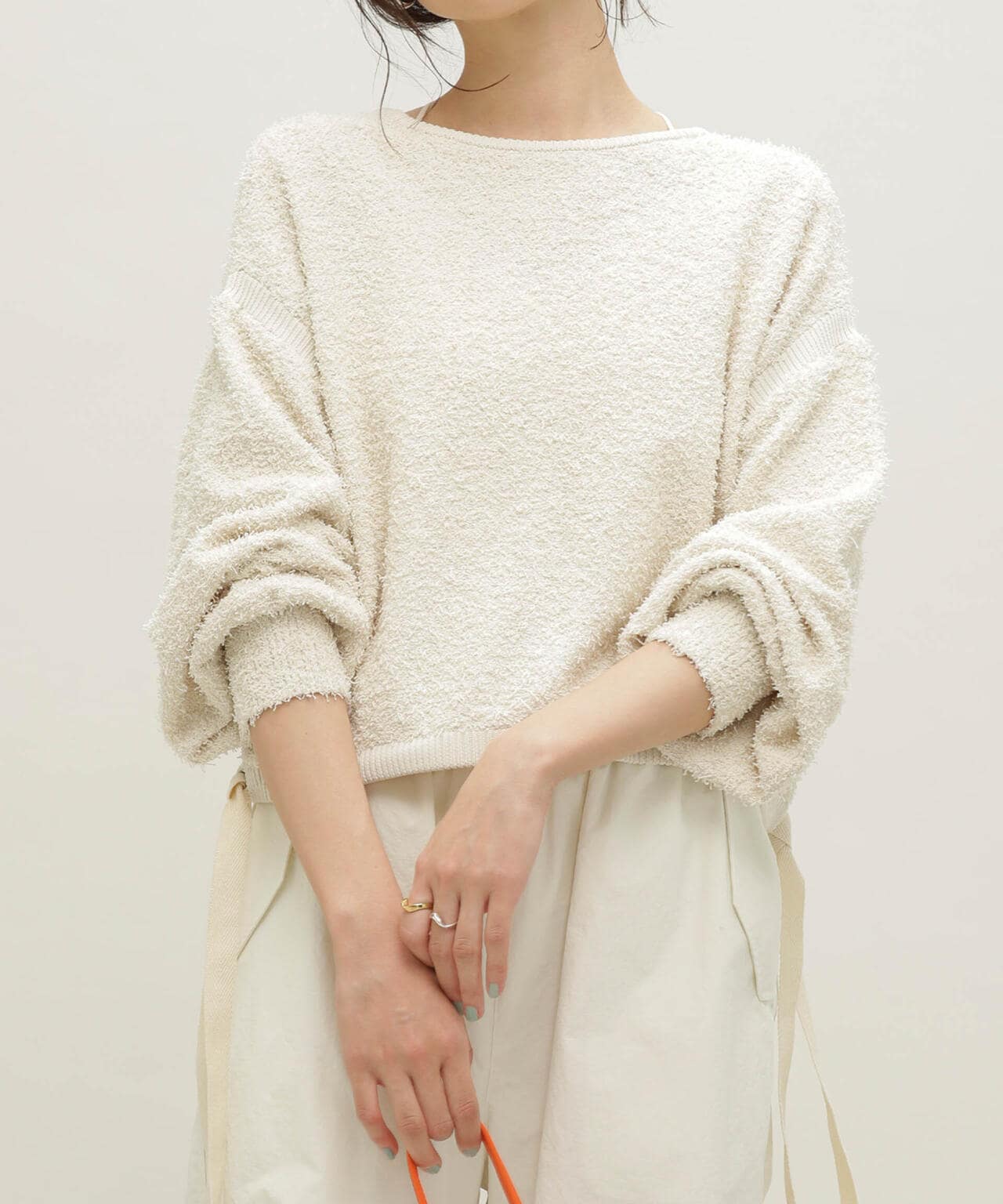 LB.03/前後2WAYジップアップニットトップス 6693122311