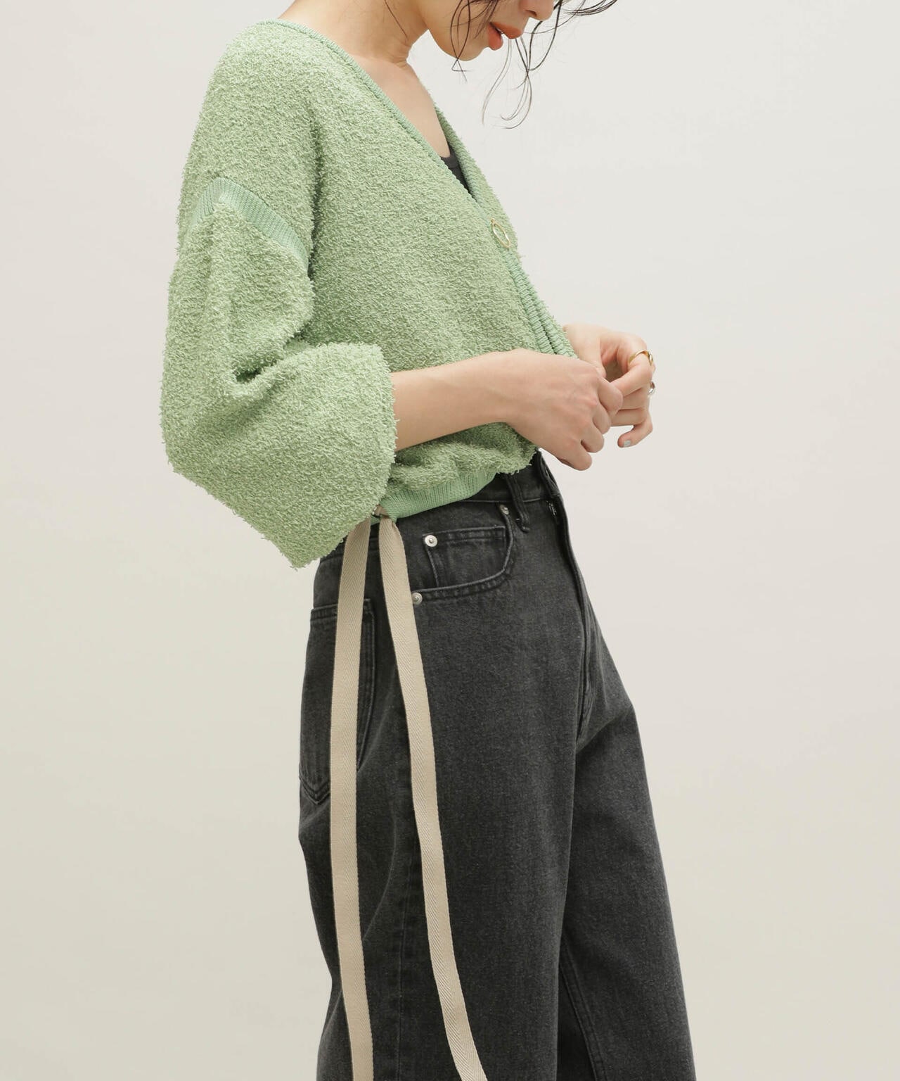 LB.03/前後2WAYジップアップニットトップス 6693122311