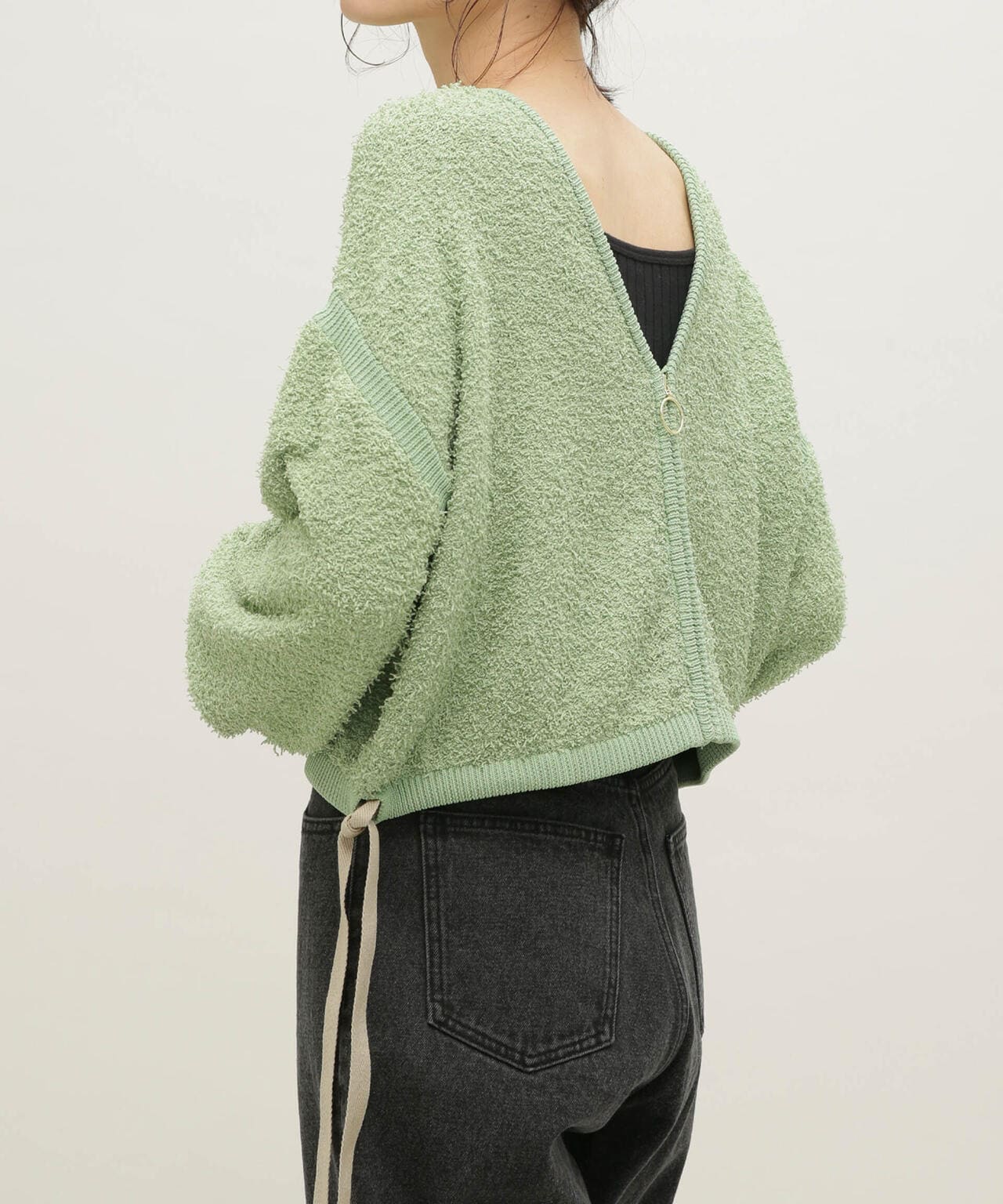 LB.03/前後2WAYジップアップニットトップス 6693122311