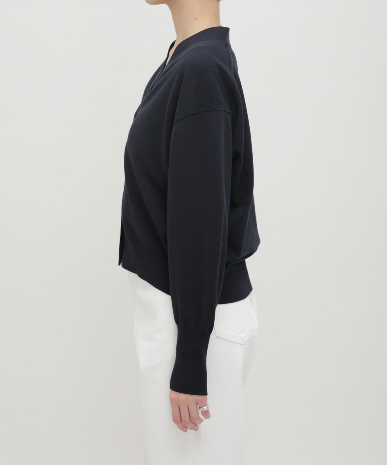 LB.03/GIZA強撚コットンカーディガン 6693122324