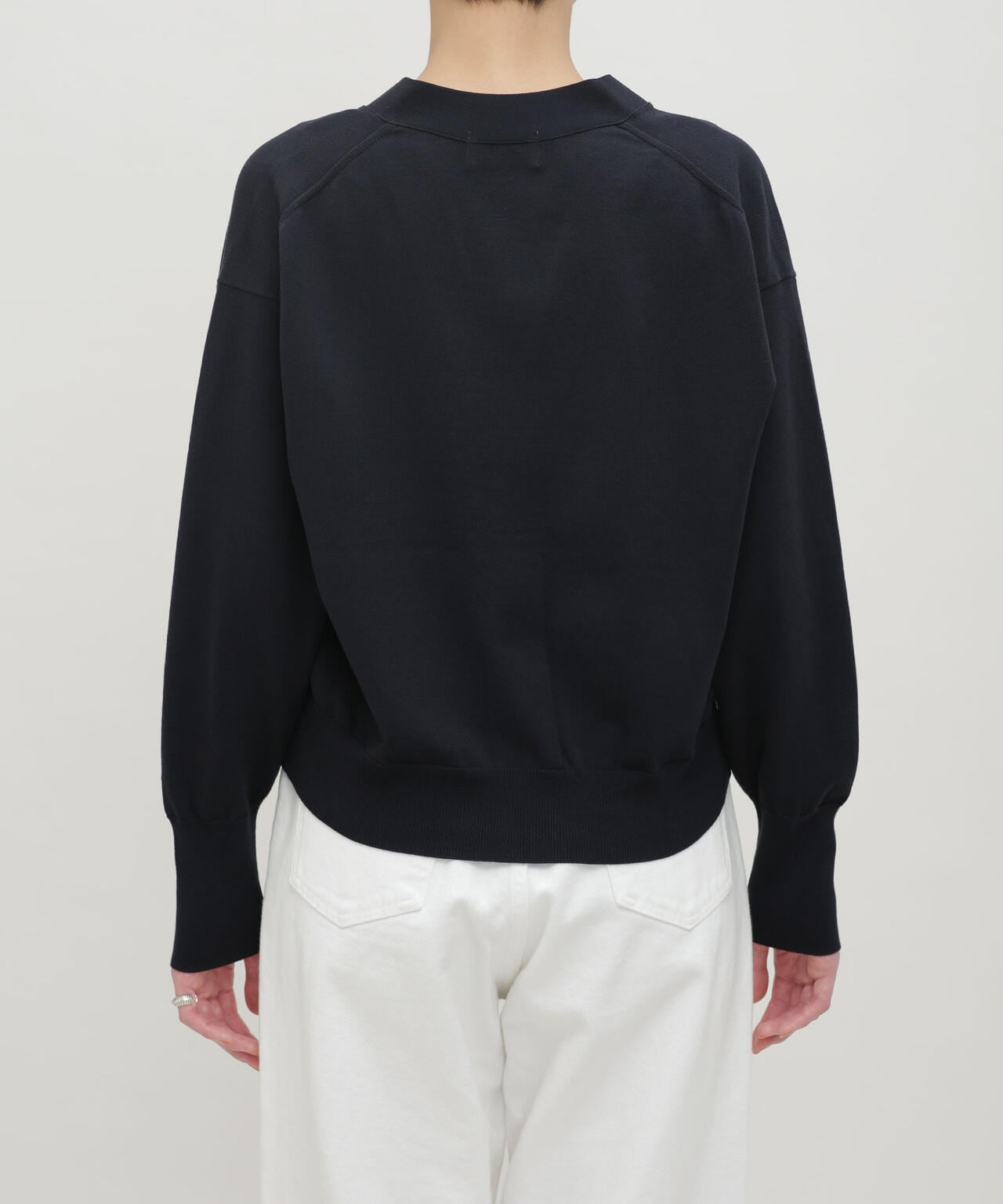 LB.03/GIZA強撚コットンカーディガン 6693122324