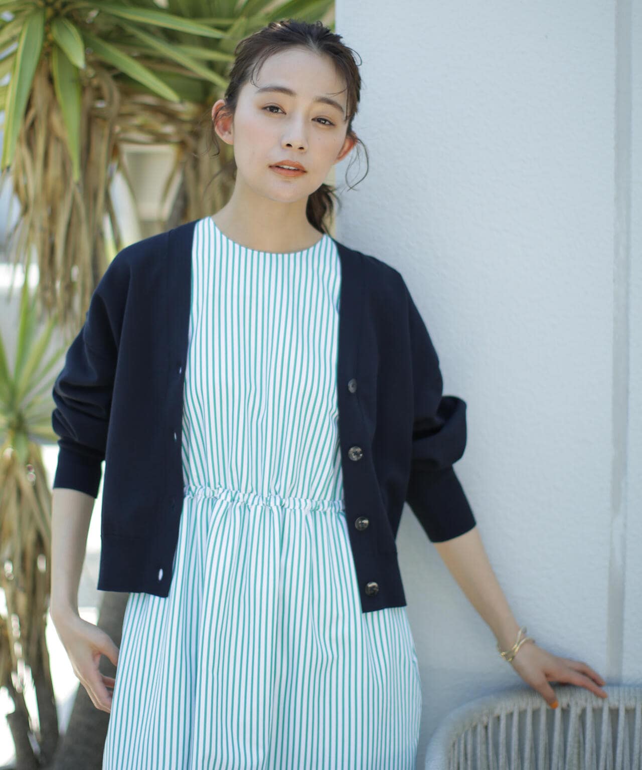 LB.03/GIZA強撚コットンカーディガン 6693122324