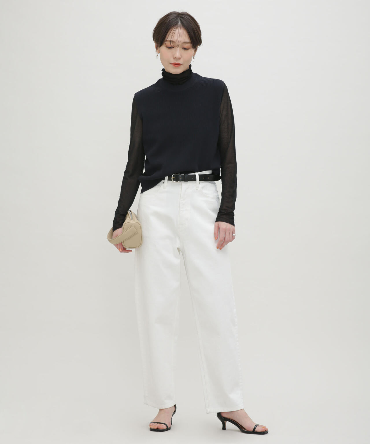 LB.03/GIZA強撚コットンノースリーブニット 6693122326