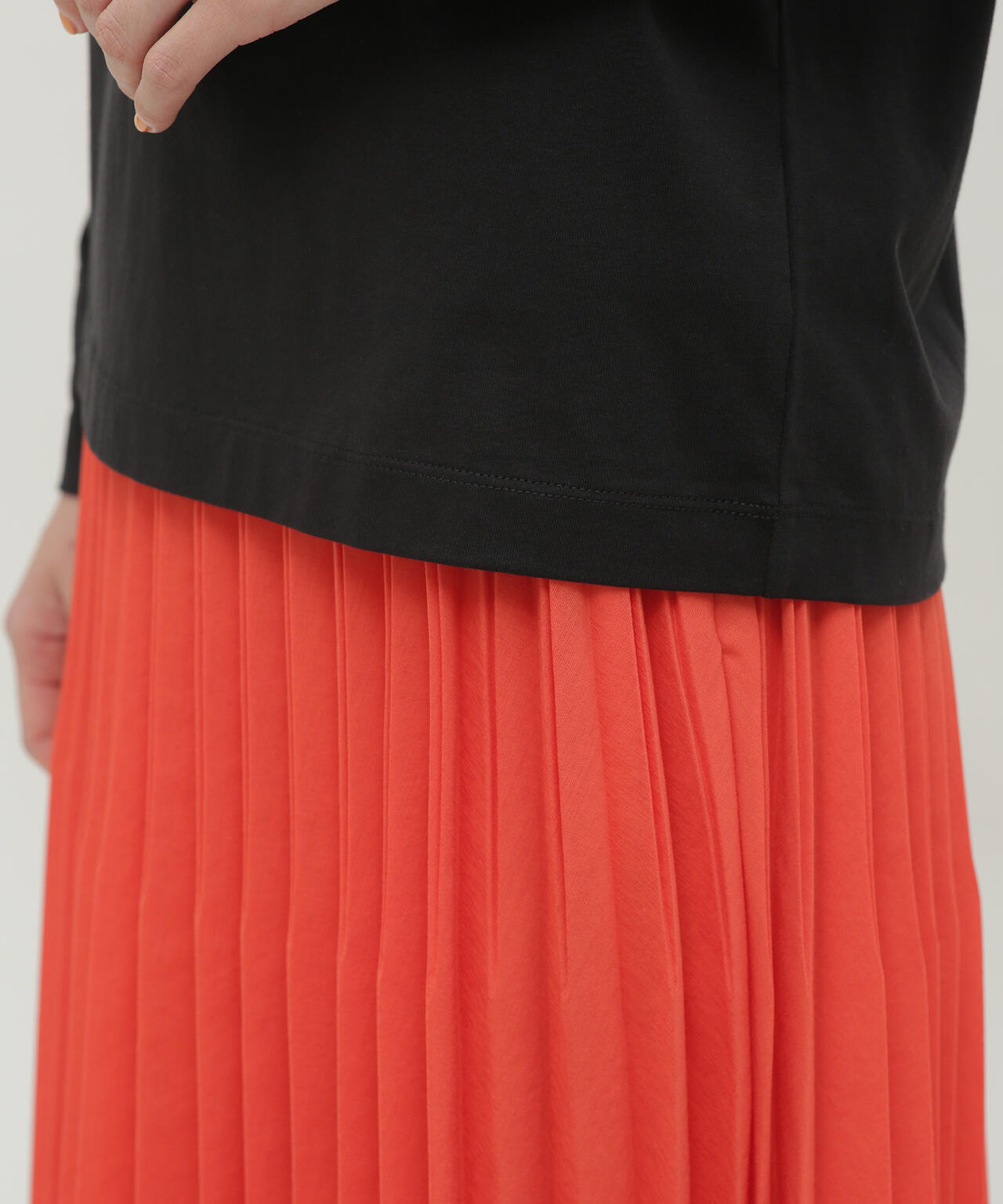 LB.03/ギャザースリーブカットアウトトップス 6693123302