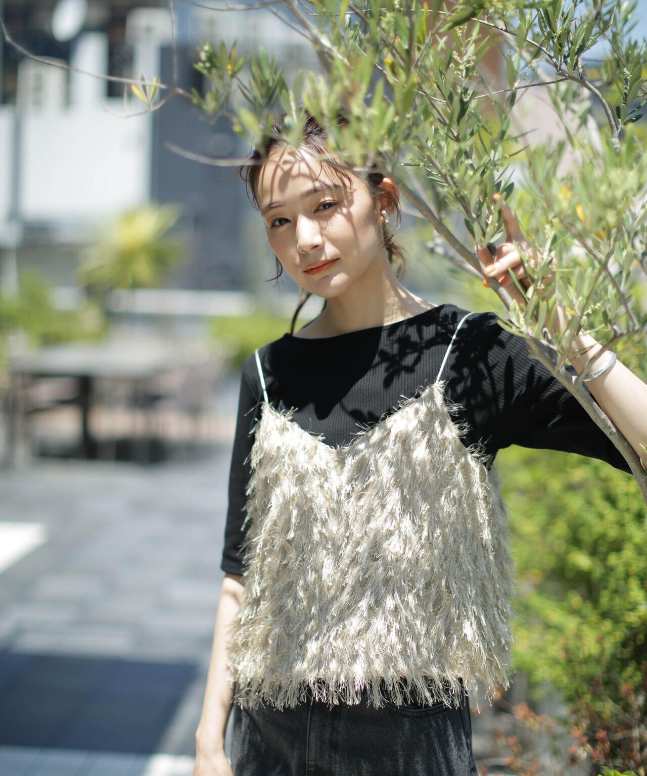 LB.03/バックオープンリブカットソー 6693124320