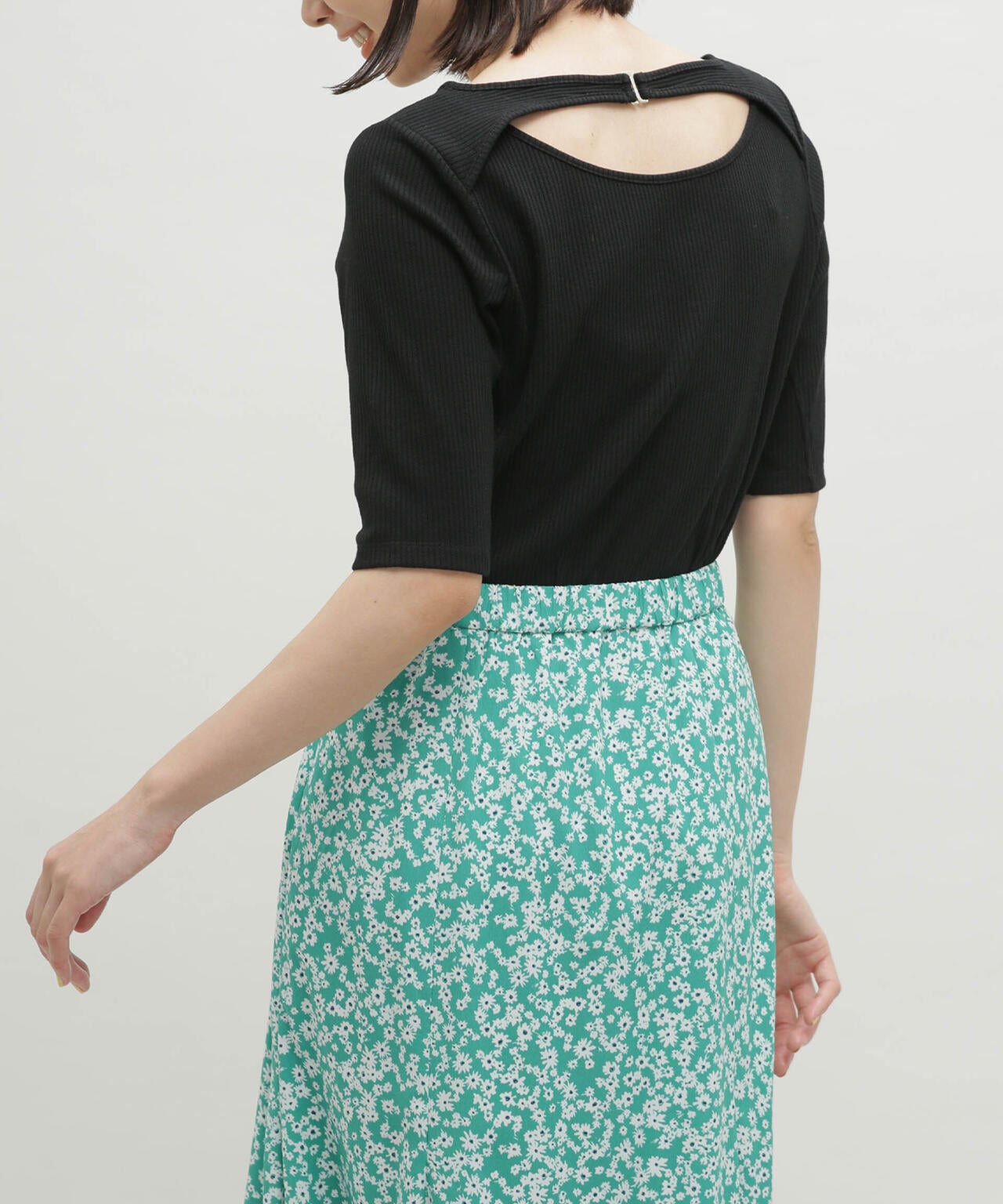 LB.03/バックオープンリブカットソー 6693124320