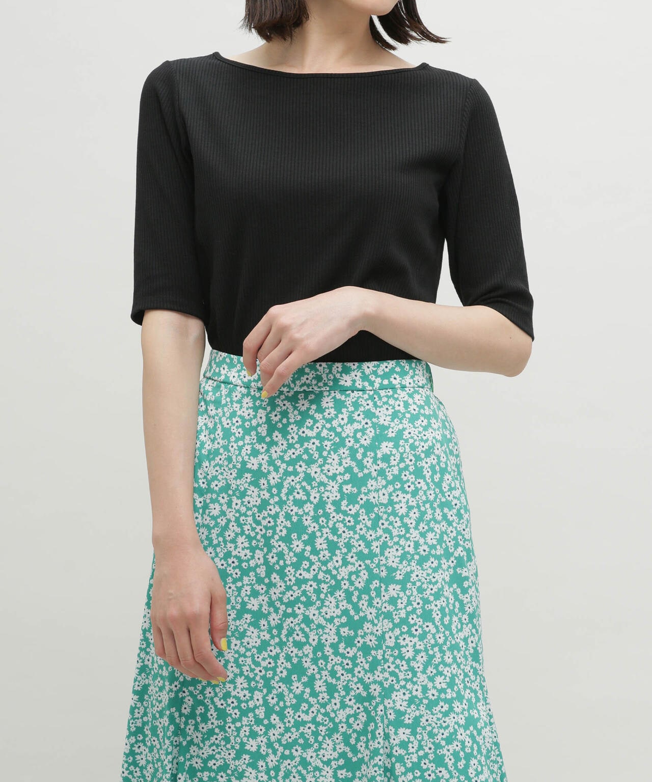 LB.03/バックオープンリブカットソー 6693124320