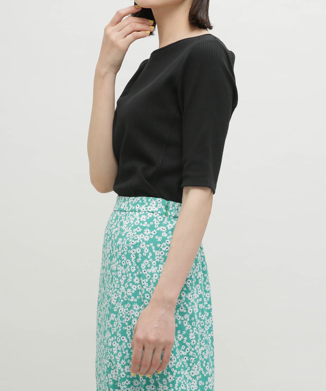 LB.03/バックオープンリブカットソー 6693124320