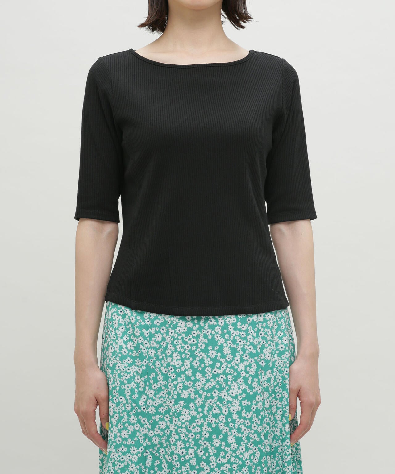 LB.03/バックオープンリブカットソー 6693124320