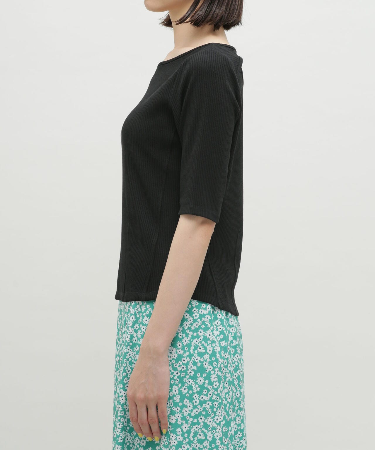 LB.03/バックオープンリブカットソー 6693124320