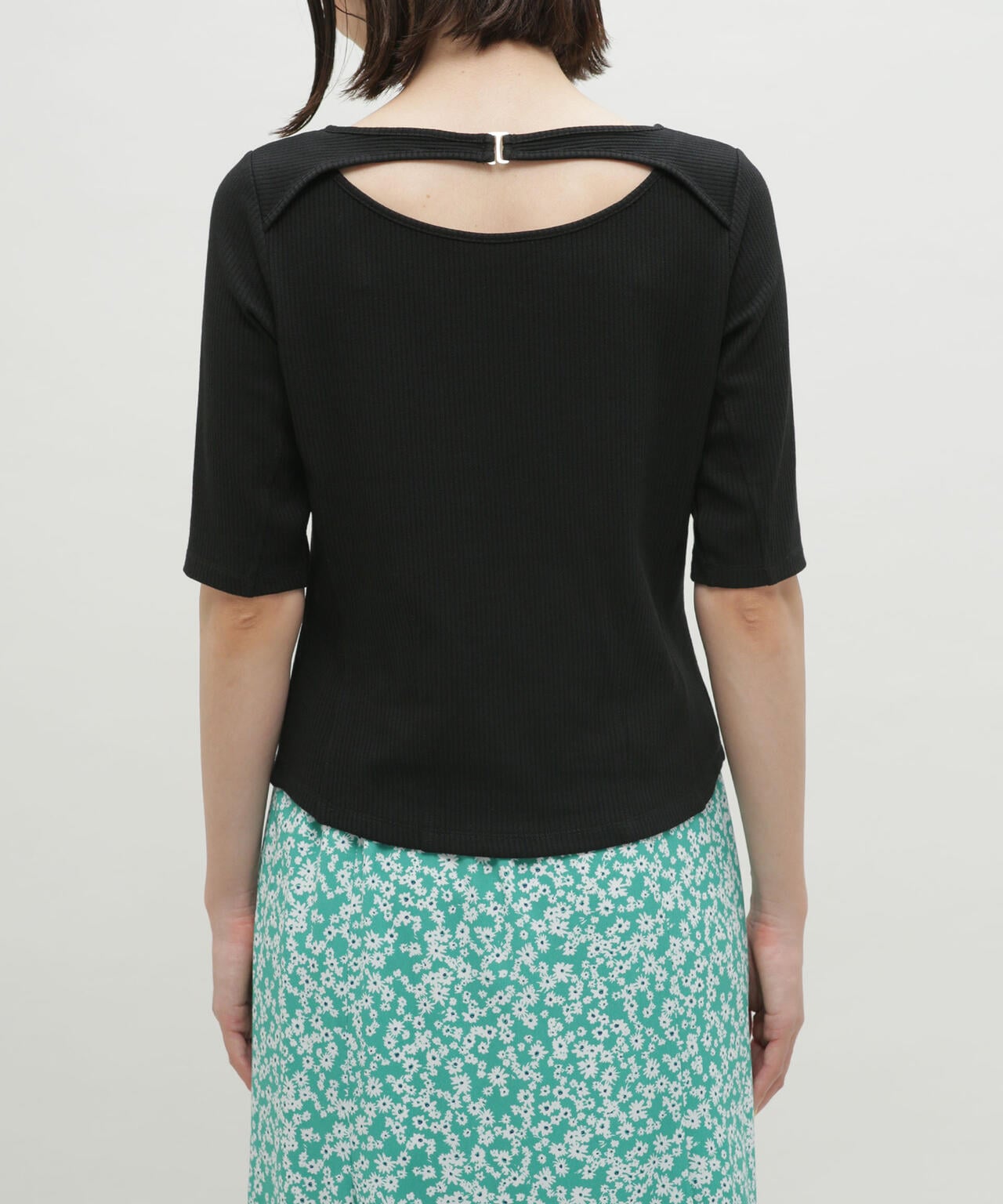 LB.03/バックオープンリブカットソー 6693124320