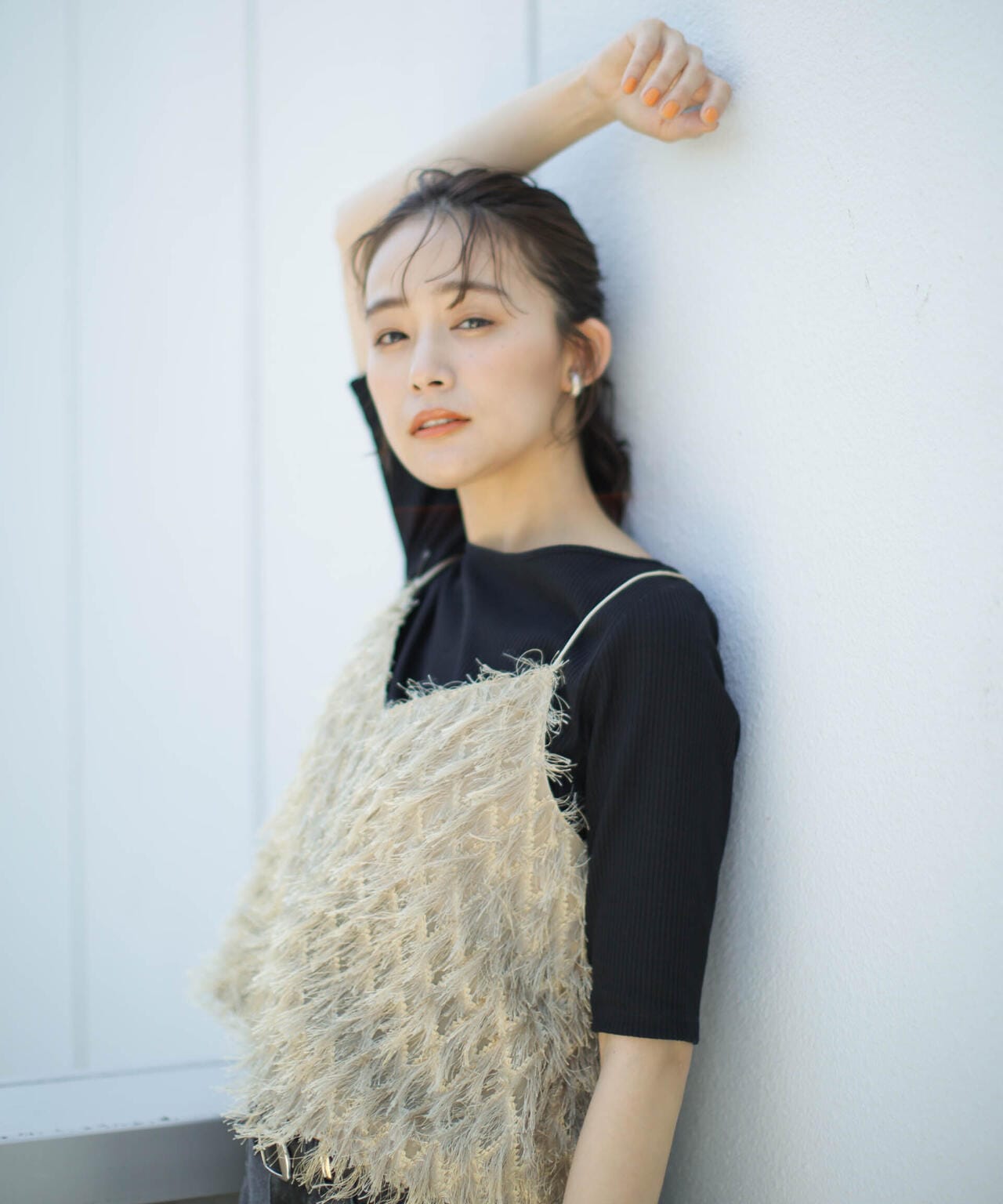 LB.03/バックオープンリブカットソー 6693124320