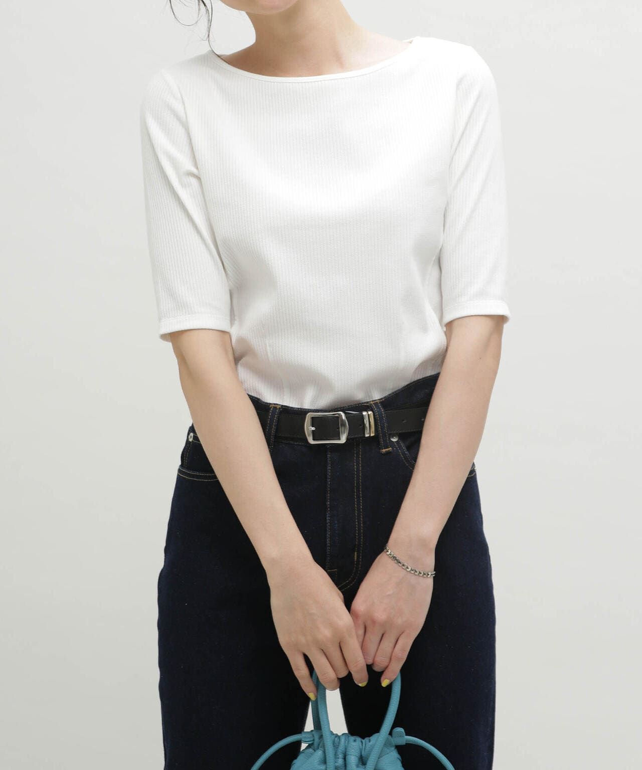 LB.03/バックオープンリブカットソー 6693124320